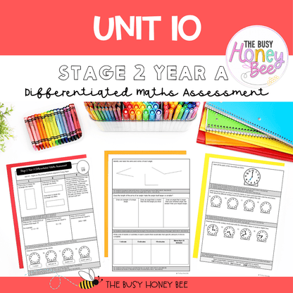 Stage 2 Year A Differentiated Maths Assessment Unit 10 - Microsoft Word Document