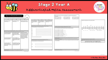 Stage 2 Year A Differentiated Maths Assessment Unit 16 - Assessment