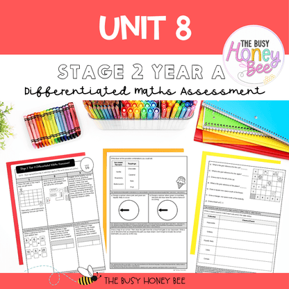 Stage 2 Year A Differentiated Maths Assessment Unit 8 - Assessment