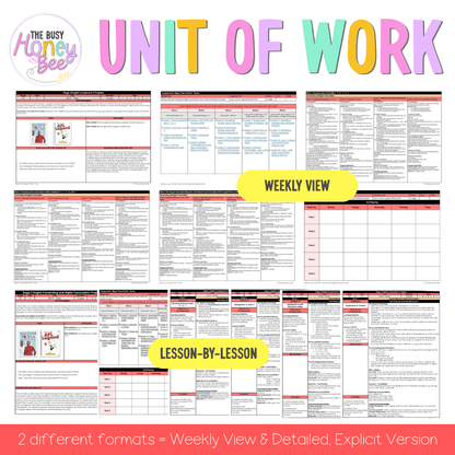 Stage 2 Year A Handwriting and Digital Transcription Teaching Bundle Unit 8 - Component A - Teaching Bundle