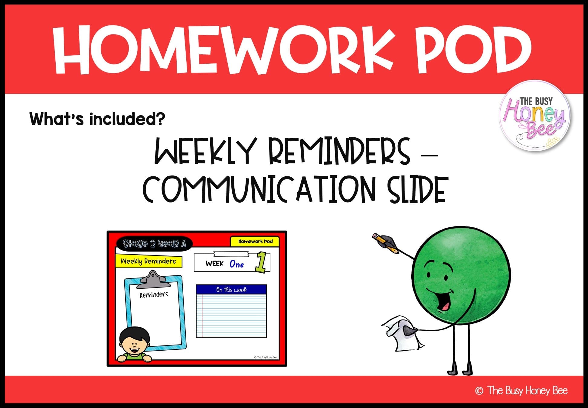 Stage 2 Year A Homework/Learning Pod 1 - Homework | Casual Teaching