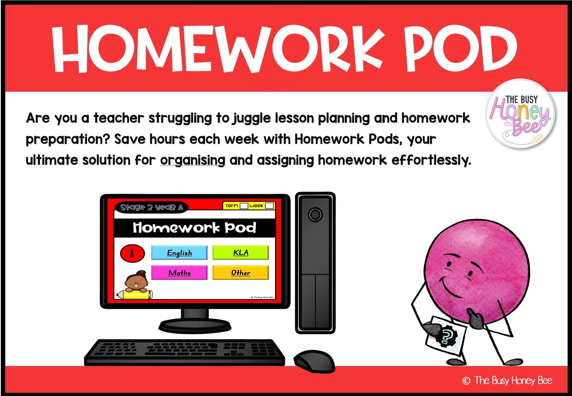 Stage 2 Year A Homework/Learning Pod 1 - Homework | Casual Teaching