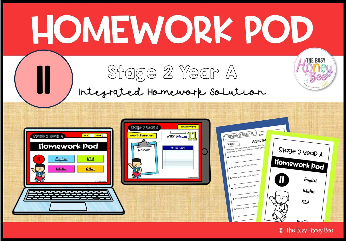 Stage 2 Year A Homework/Learning Pod 11 - Homework | Casual Teaching