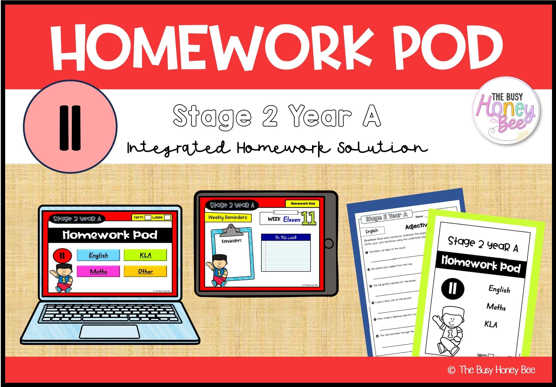 Stage 2 Year A Homework/Learning Pod 11 - Homework | Casual Teaching