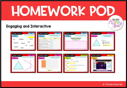 Stage 2 Year A Homework/Learning Pod 12 - Homework | Casual Teaching