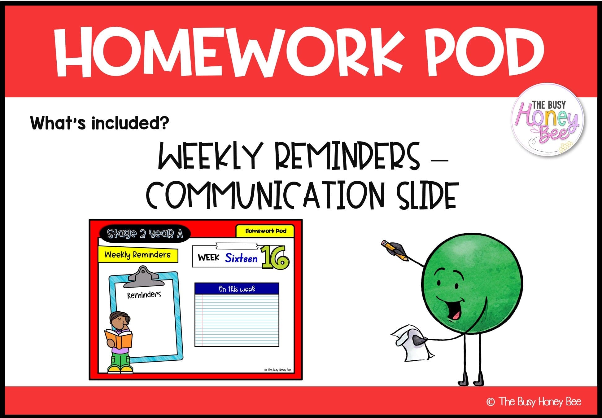 Stage 2 Year A Homework/Learning Pod 16 - Homework | Casual Teaching
