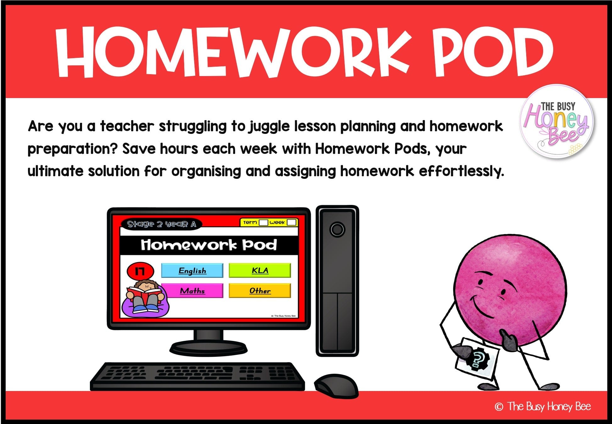 Stage 2 Year A Homework/Learning Pod 17 - Homework | Casual Teaching