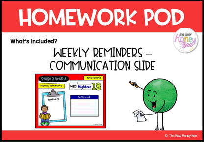 Stage 2 Year A Homework/Learning Pod 18 - Homework | Casual Teaching