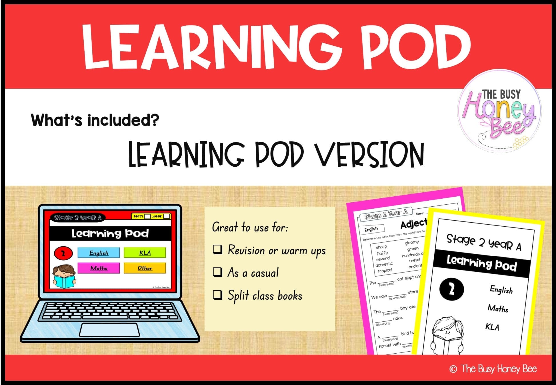 Stage 2 Year A Homework/Learning Pod 2 - PowerPoint