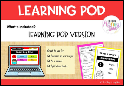 Stage 2 Year A Homework/Learning Pod 2 - PowerPoint