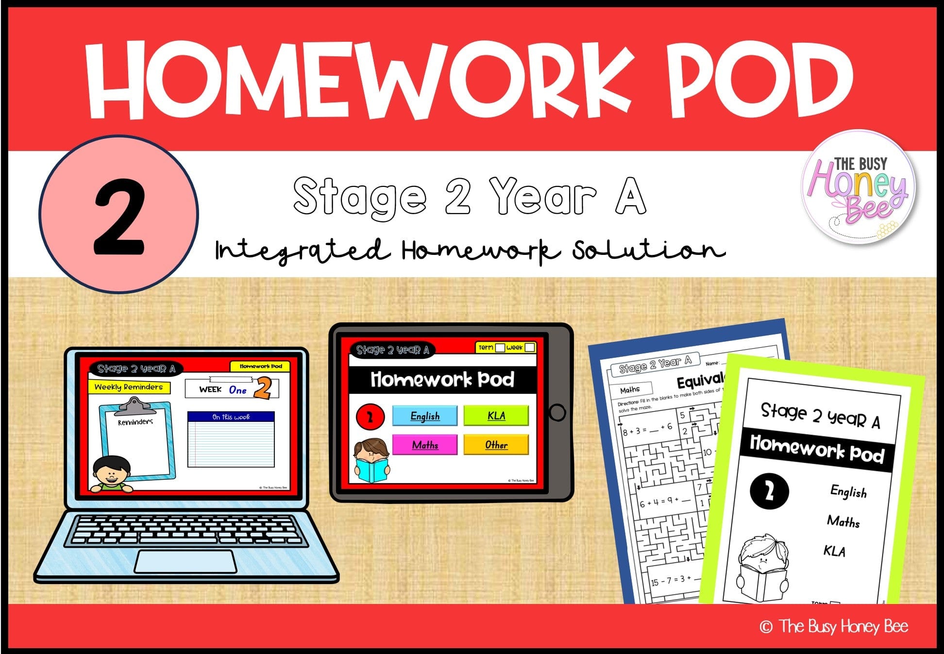 Stage 2 Year A Homework/Learning Pod 2 - PowerPoint