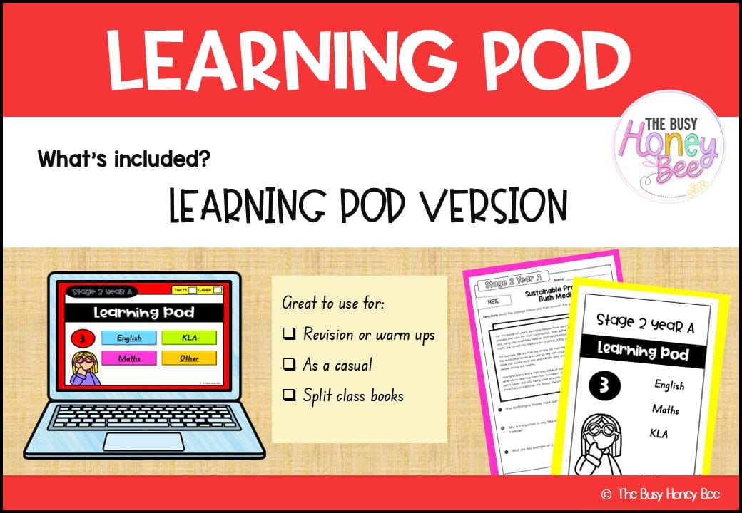 Stage 2 Year A Homework/Learning Pod 3 - PowerPoint