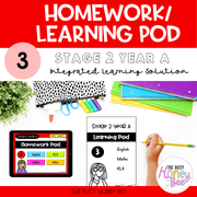 Stage 2 Year A Homework/Learning Pod 3 - PowerPoint