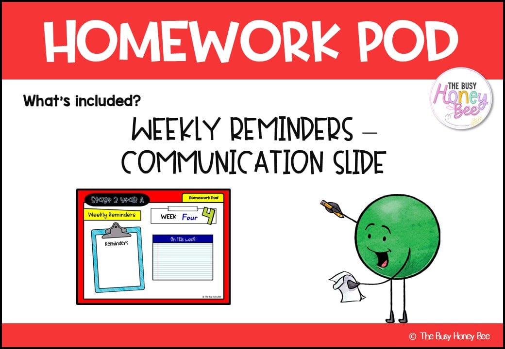 Stage 2 Year A Homework/Learning Pod 4 - PowerPoint