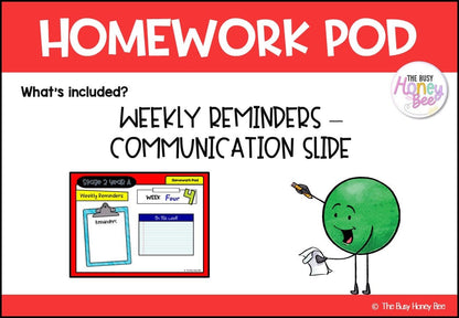 Stage 2 Year A Homework/Learning Pod 4 - PowerPoint
