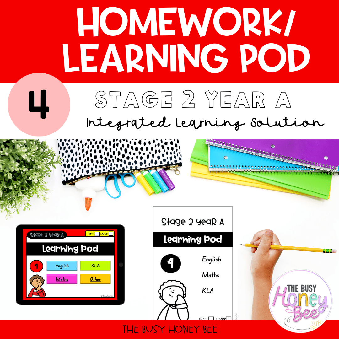 Stage 2 Year A Homework/Learning Pod 4 - PowerPoint