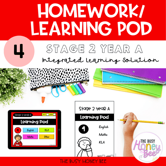 Stage 2 Year A Homework/Learning Pod 4 - PowerPoint
