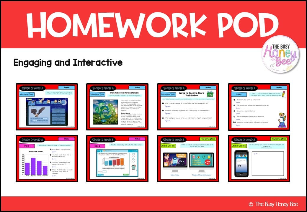 Stage 2 Year A Homework/Learning Pod 5 - PowerPoint