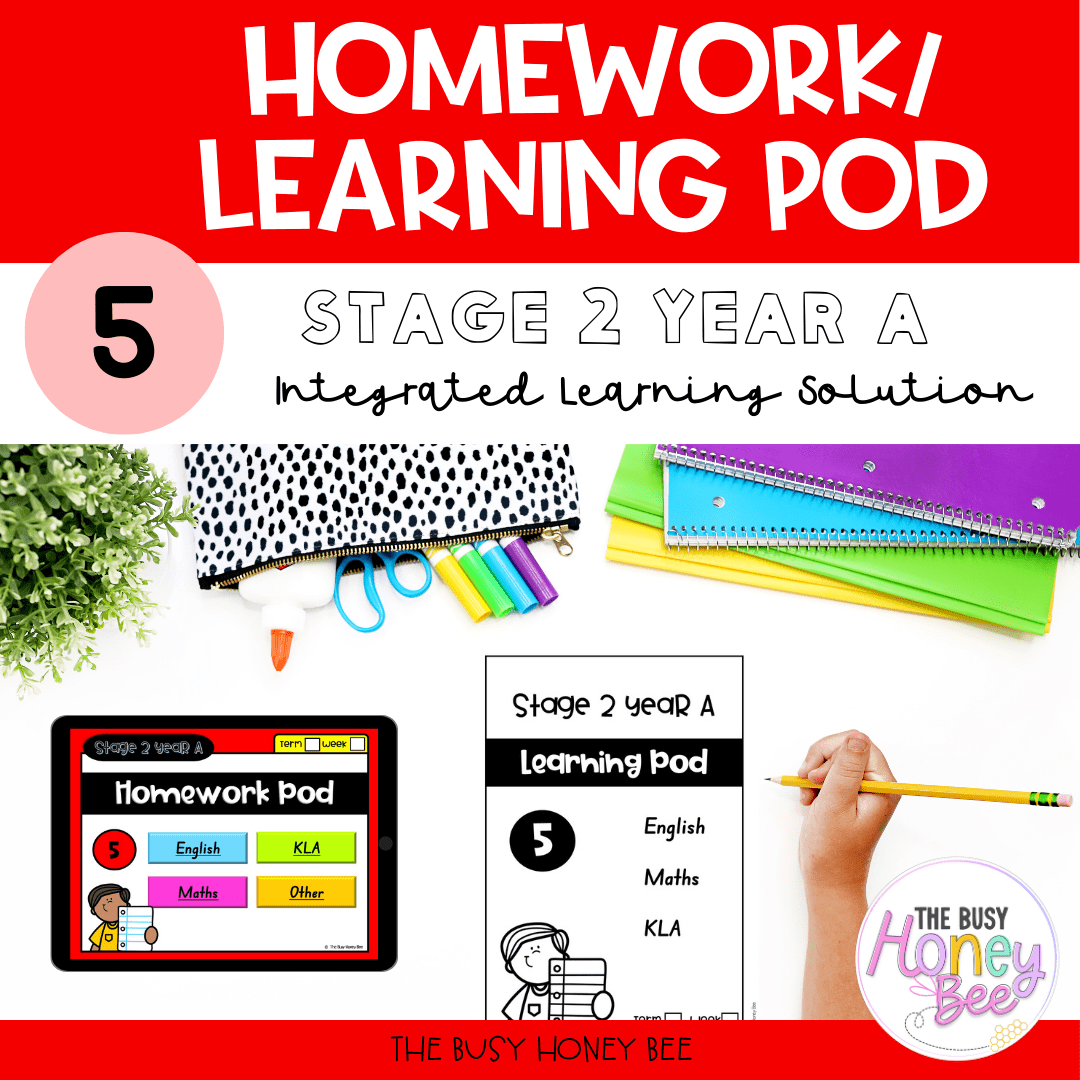 Stage 2 Year A Homework/Learning Pod 5 - PowerPoint