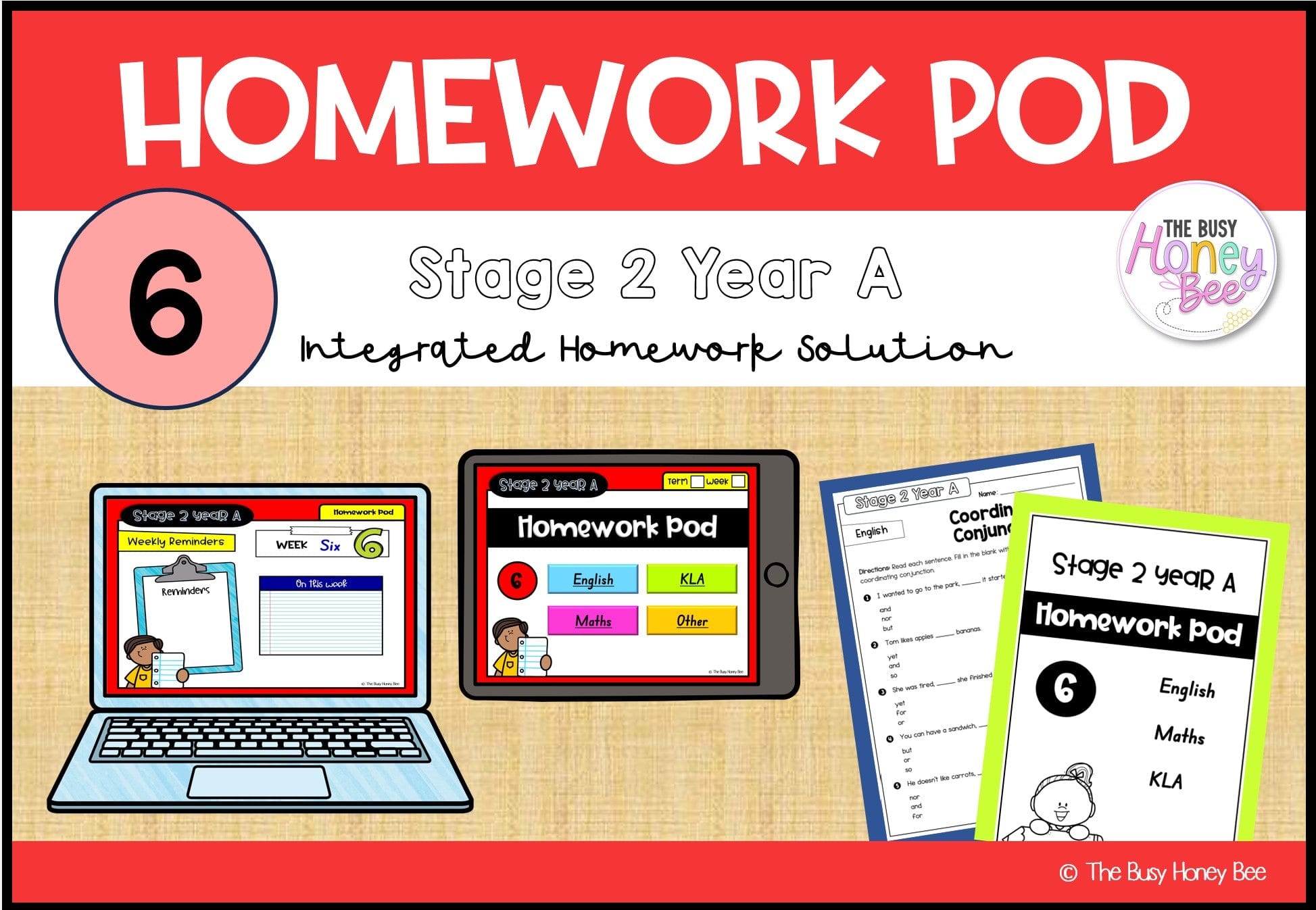 Stage 2 Year A Homework/Learning Pod 6 - PowerPoint