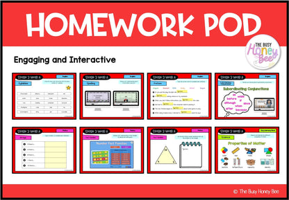 Stage 2 Year A Homework/Learning Pod 7 - Homework | Casual Teaching