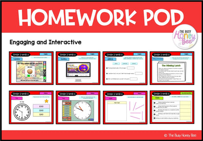 Stage 2 Year A Homework/Learning Pods Term 2 Mega Bundle - Homework | Casual Teaching