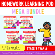 Stage 2 Year A Homework/Learning Pods Ultimate Mega Bundle - Homework | Casual Teaching