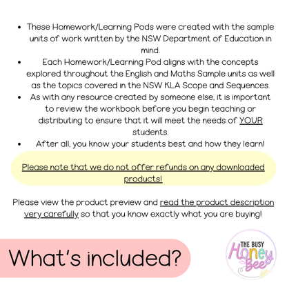 Stage 2 Year A Homework/Learning Pods Ultimate Mega Bundle - Homework | Casual Teaching