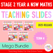 Stage 2 Year A NSW Maths 2025 Term 4 Mega Bundle - Teaching Slides
