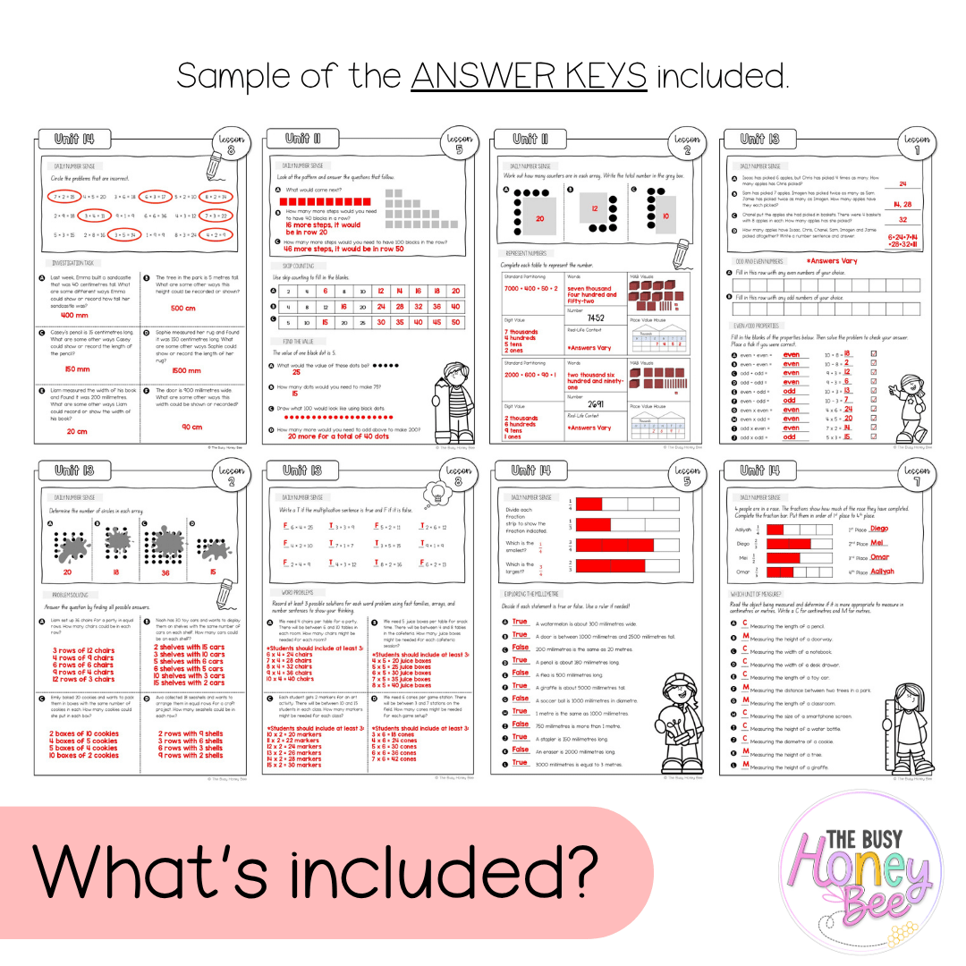Stage 2 Year A NSW Maths Workbook Term 3 - Workbook | Worksheets