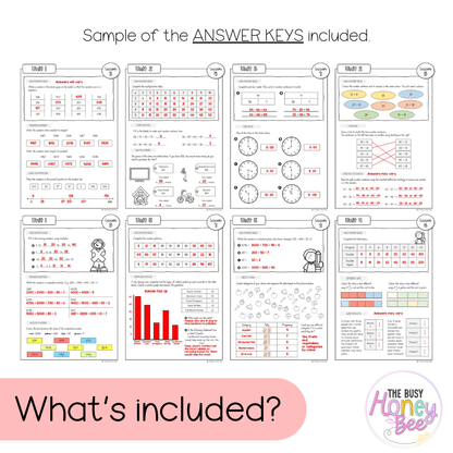 Stage 2 Year A NSW Maths Workbook ULTIMATE Mega Bundle - Workbook | Worksheets
