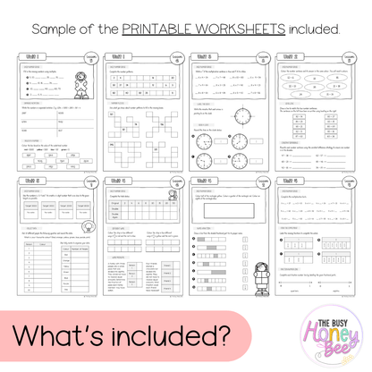 Stage 2 Year A NSW Maths Workbook ULTIMATE Mega Bundle - Workbook | Worksheets