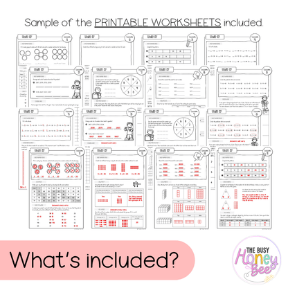 Stage 2 Year A NSW Maths Worksheets Unit 17 - Workbook | Worksheets