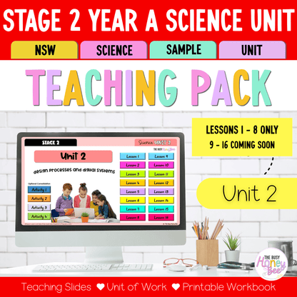 Stage 2 Year A NSW Science Sample Unit 2 Teaching Pack 2026 - Teaching Bundle