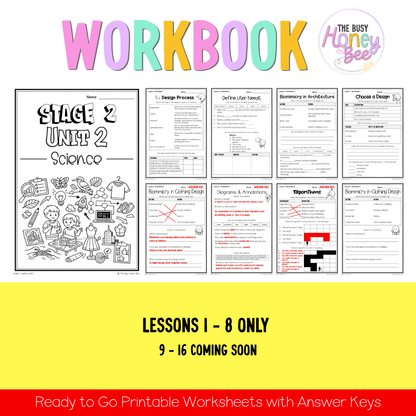 Stage 2 Year A NSW Science Sample Unit 2 Teaching Pack 2026 - Teaching Bundle