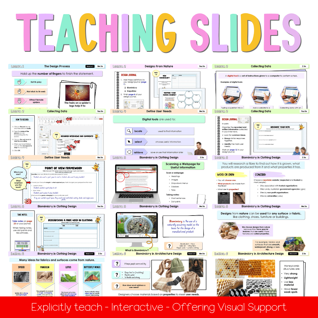 Stage 2 Year A NSW Science Sample Unit 2 Teaching Pack 2026 - Teaching Bundle