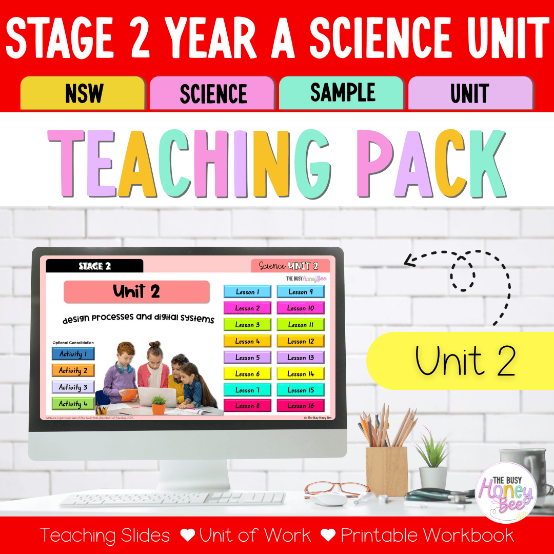 Stage 2 Year A NSW Science Sample Unit 2 Teaching Pack 2026 - Teaching Bundle