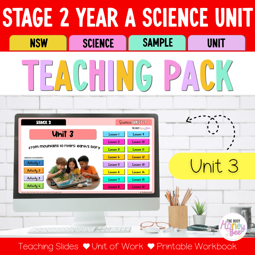 Stage 2 Year A NSW Science Sample Unit 3 Teaching Pack 2026 - Teaching Bundle
