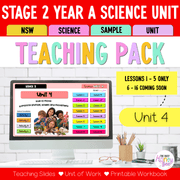 Stage 2 Year A NSW Science Sample Unit 4 Teaching Pack 2026 - Teaching Bundle