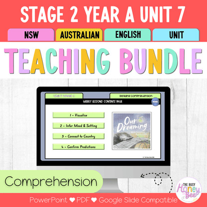 Stage 2 Year A Reading Comprehension Teaching Bundle Unit 7 - Teaching Bundle