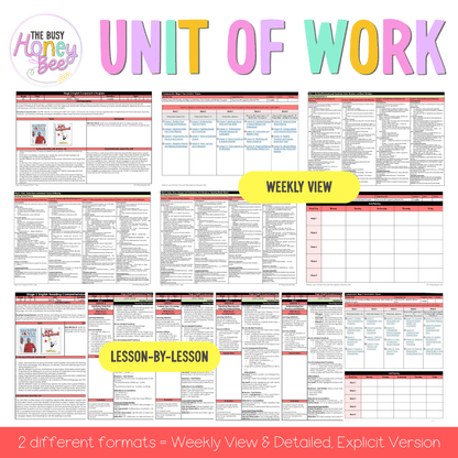 Stage 2 Year A Reading Comprehension Teaching Bundle Unit 8 - Component A - Teaching Bundle