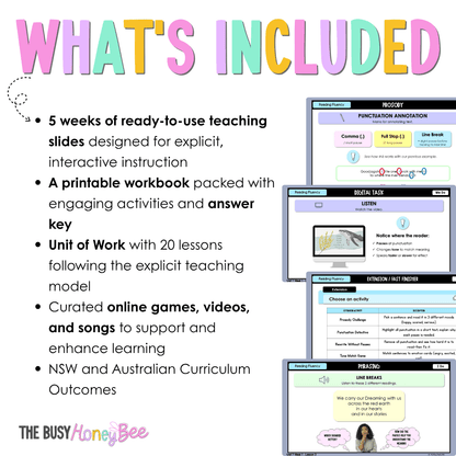 Stage 2 Year A Reading Fluency Teaching Bundle Unit 7 - Teaching Bundle