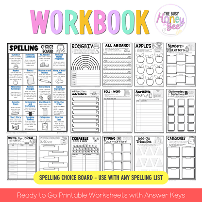 Stage 2 Year A Spelling Teaching Bundle Unit 7 - Teaching Bundle
