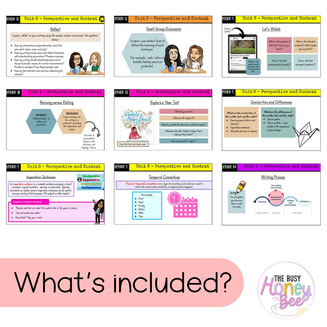 Stage 2 Year A Term 3 English Teaching Slides Mega Bundle - Teaching Slides