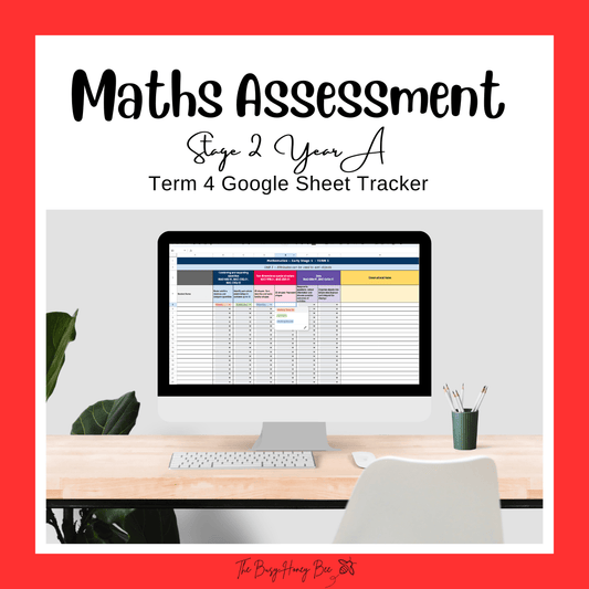 Stage 2 Year A Term 4 Differentiated Maths Assessment Bundle - Assessment