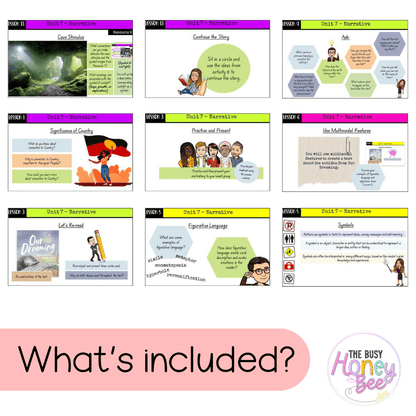 Stage 2 Year A Term 4 English Teaching Slides Mega Bundle - Teaching Slides