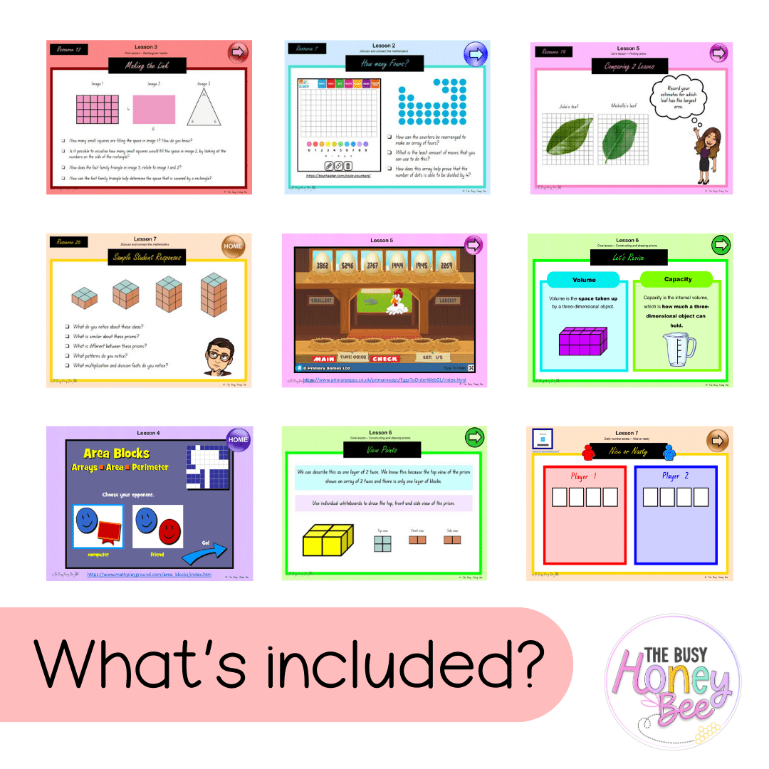 Stage 2 Year A Term 4 Maths Teaching Slides Mega Bundle - Teaching Slides