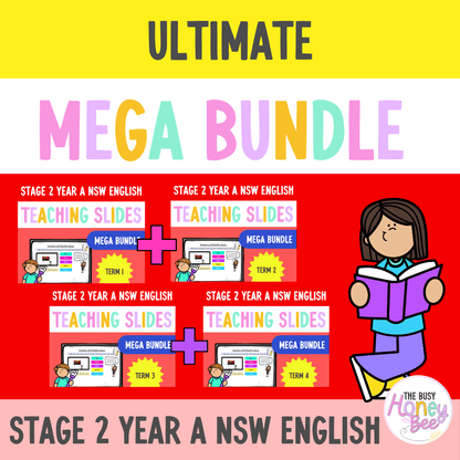 Stage 2 Year A Ultimate English Teaching Slides Mega Bundle - Teaching Slides