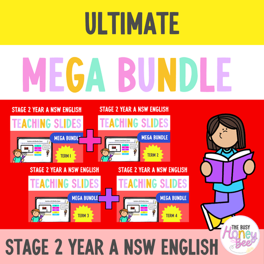 Stage 2 Year A Ultimate English Teaching Slides Mega Bundle - Teaching Slides