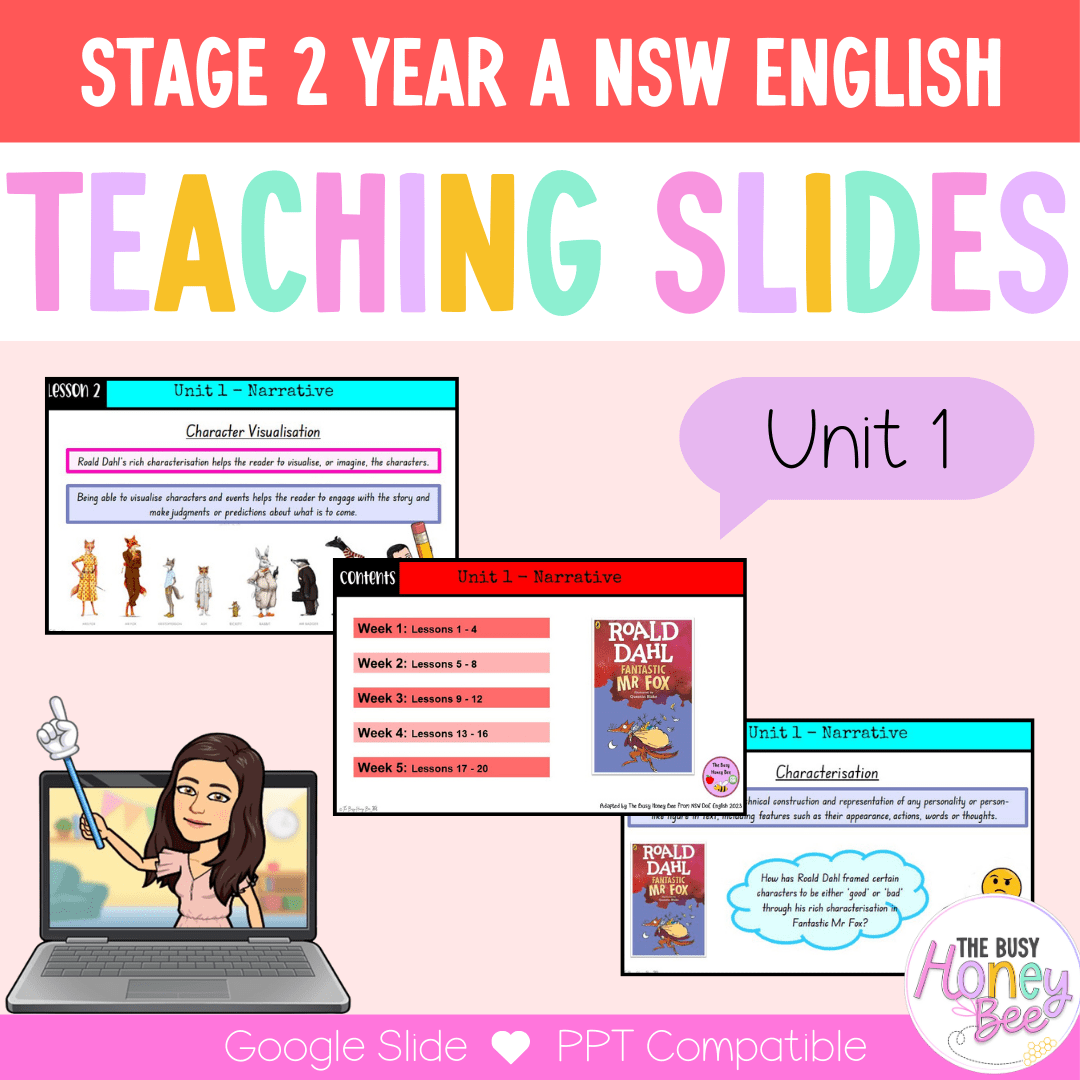 Stage 2 Year A Unit 1 NSW Narrative English Teaching Slides - Teaching Slides